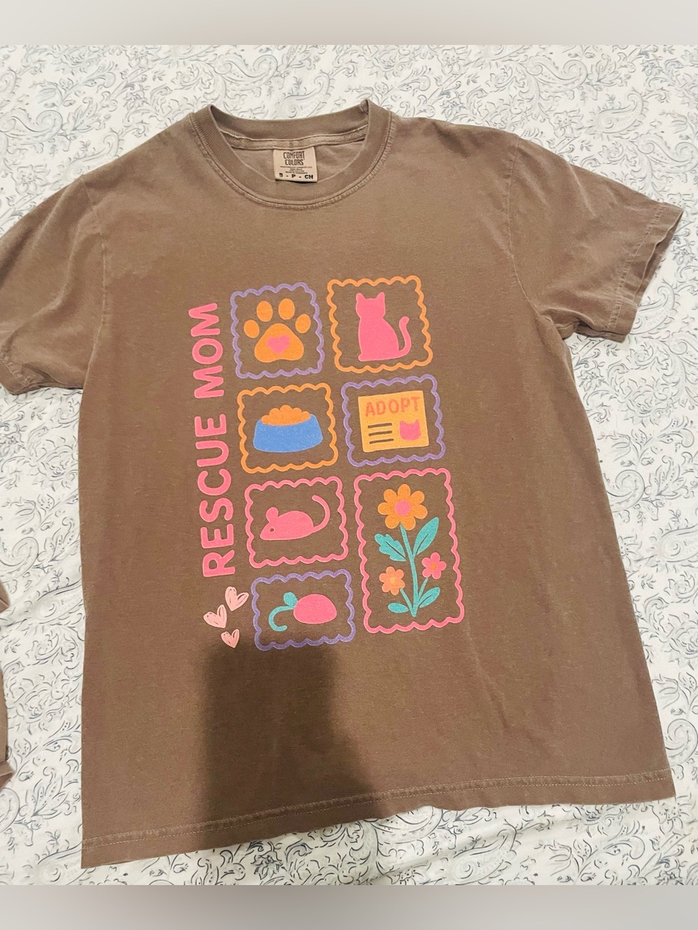 Comfort Colors Brown Graphic Tee